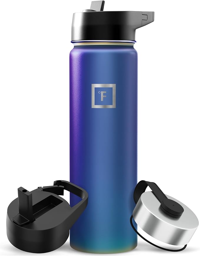 IRON °FLASK Camping & Hiking Hydration Flask - 22 oz Aurora by IronFlask
