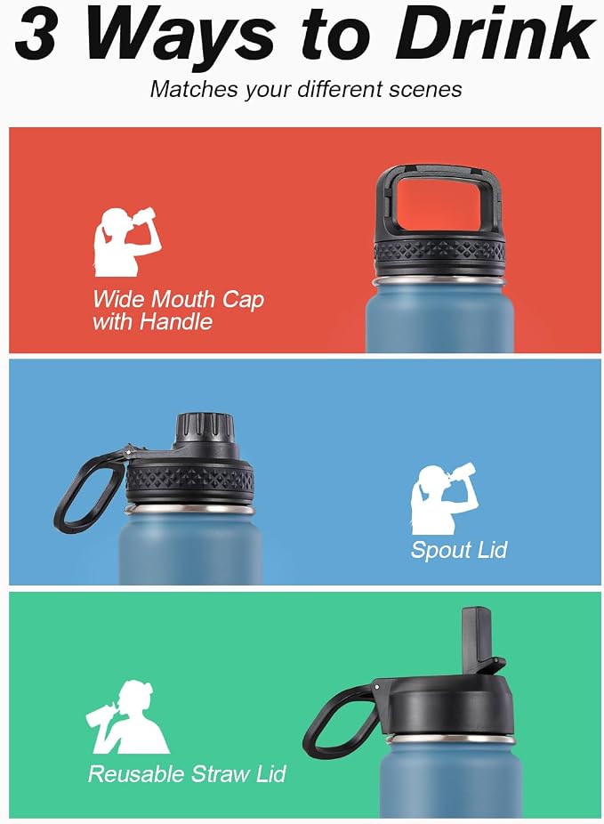 Coolflask Water Bottle 24 oz Insulated - Image 5