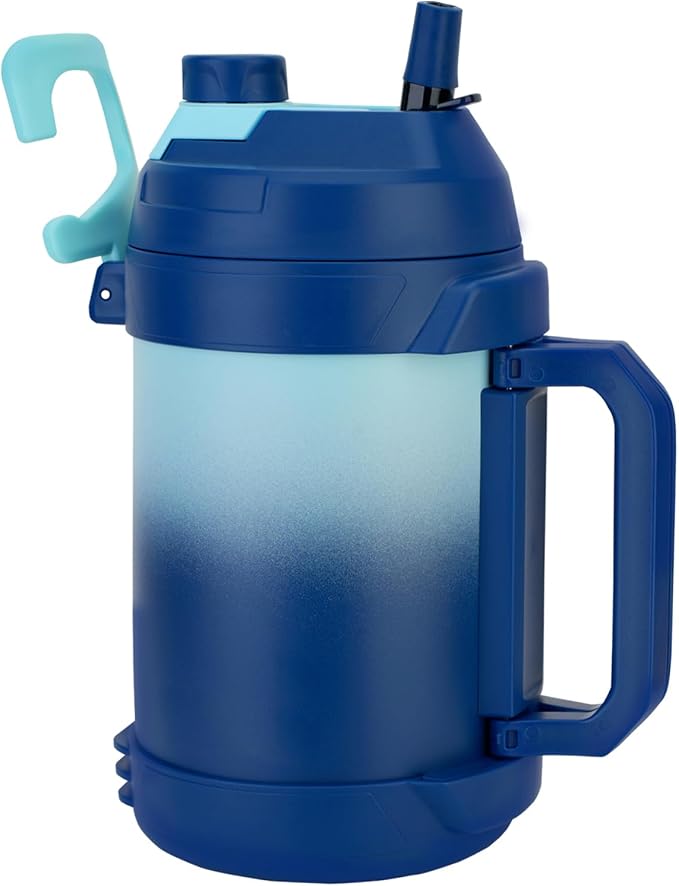 Hydraful Gallon Water Bottle, 128 oz Large Insulated Stainless Steel Sports by Hydraful