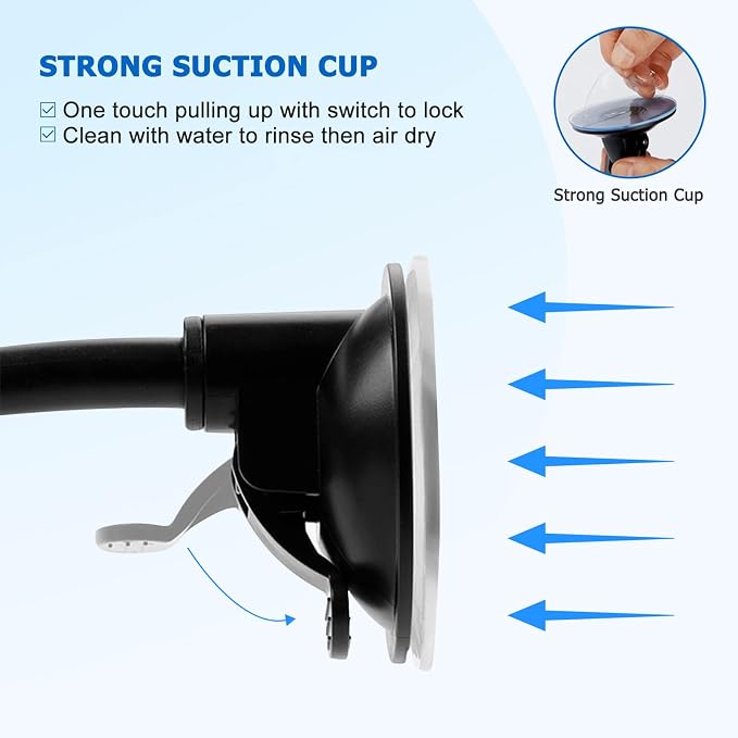 Vansky Car Phone Holder Mount, 3-in-1 Universal Cell Phone Holder Car Air Vent - Image 6