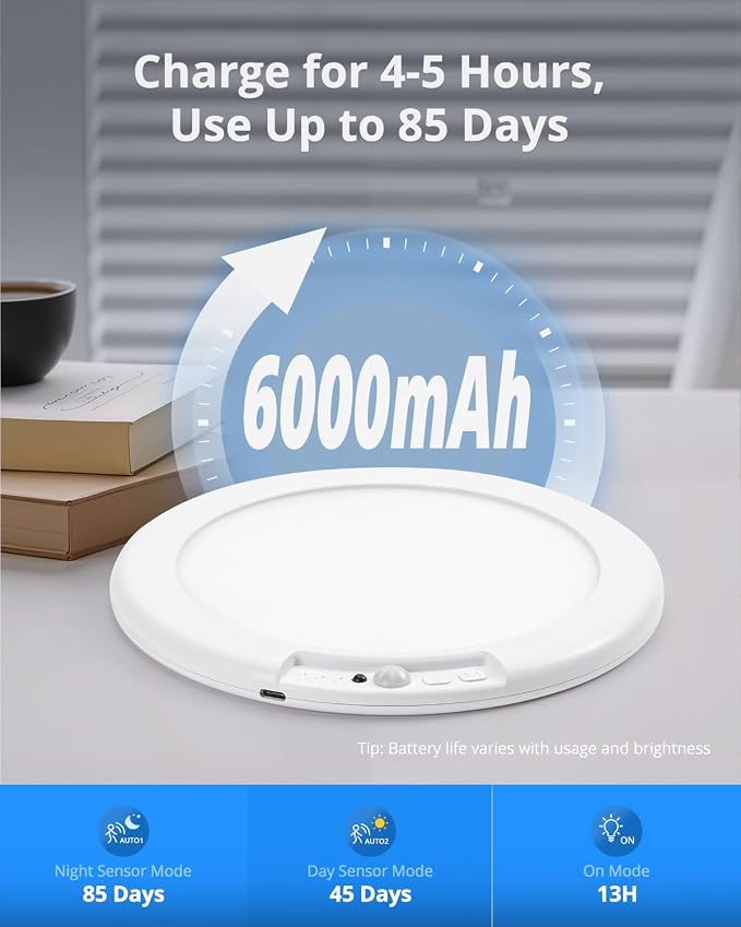 Combuh 2 Pack Rechargeable RGB Ambient Shower Light Waterproof Inside, LED 13 - Image 4