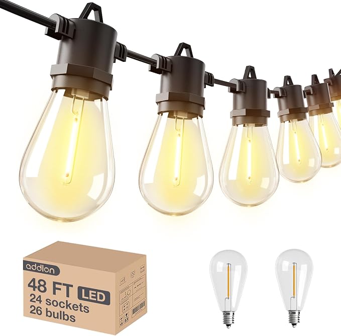 addlon 48FT LED Outdoor String Lights - Image 8