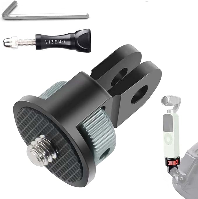 Aluminum Camera Tripod Adapter 1/4"-20 Conversion Adapter Mounts Compatible - Image 9