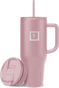 IRON °FLASK Co-Pilot Insulated Mug w/Straw & Flip Cap Lids by IronFlask