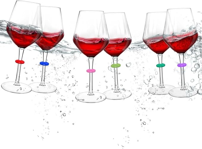 Floating Wine Glasses for Pool by Crayline