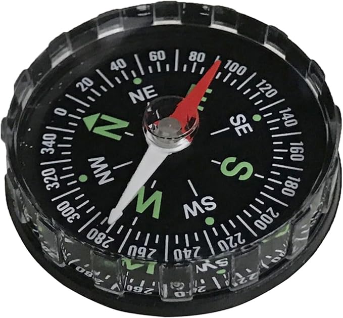 Black Waterproof Pocket Watch Compasses Navigation Compasses Professional Clear by Unknown