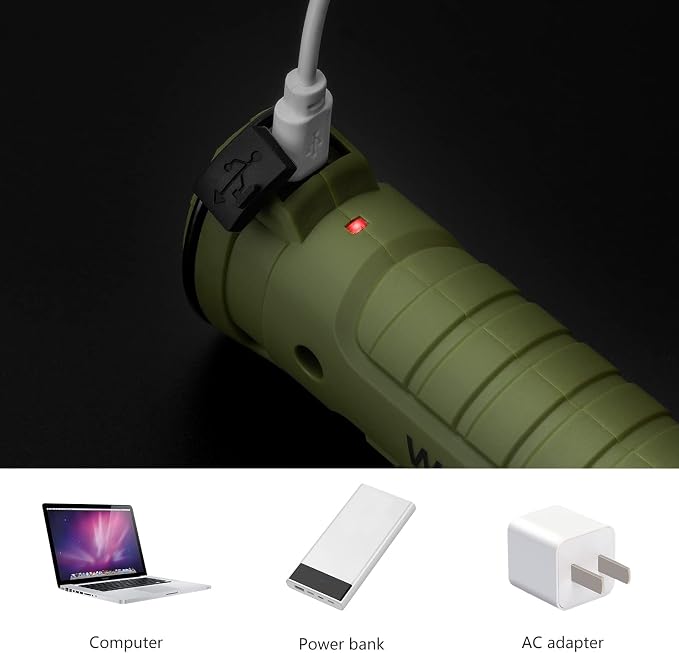 Lmaytech Men Tools for Christmas Birthday Gift 2 Packs LED Rechargeable Work - Image 5