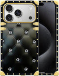 for iPhone 17 Pro Max Case Luxury Golden Decoration by Unknown