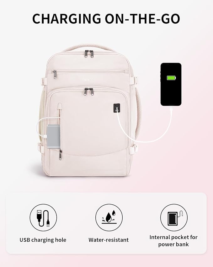 ECOHUB Travel Backpack for Women, Laptop Carry on Backpack - Image 7