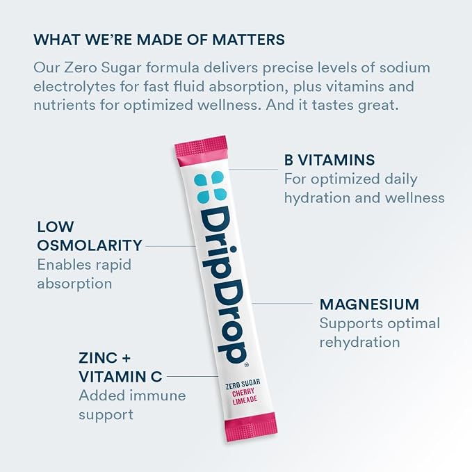 DripDrop Sugar Free Hydration Packets - Image 3