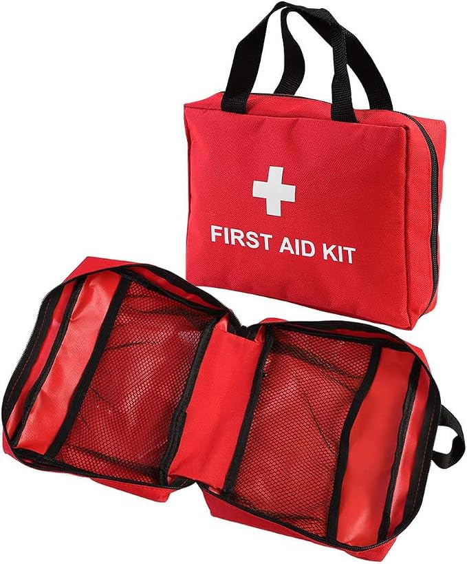 AOUTACC 2 Pack Nylon First Aid Empty Kit, Compact and Lightweight First Aid Bag - Image 6