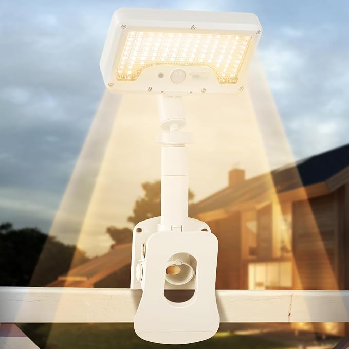 Clip On Solar Lights Outdoor by SunlightEncounter