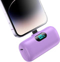 Mini Portable Charger for iPhone, Upgraded 5000mAh PD Fast Charging Battery Pack by HETP