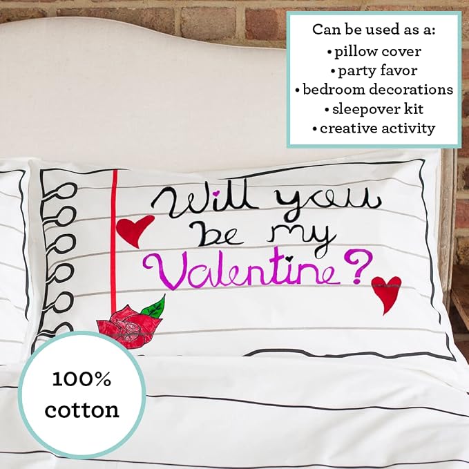 Coloring Pillowcase for Kids – Reusable DIY Pillow Cover - Image 6