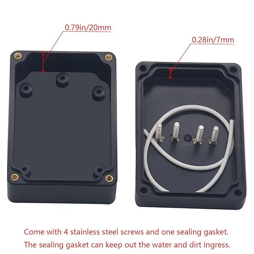 Junction Box IP65 Waterproof ABS Plastic Electrical Project Case Power Junction - Image 4