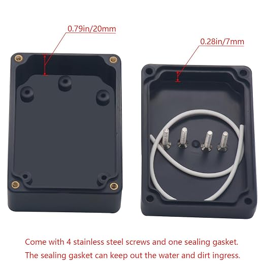 Project Box IP65 Waterproof Junction Box ABS Plastic Electrical Boxes DIY - Image 4