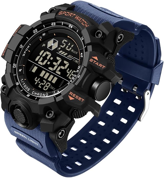 FANMIS Mens Military Multifunction Digital LED Watch Electronic Waterproof by FANMIS
