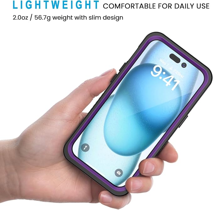 Lanhiem for iPhone 15 Case, IP68 Waterproof Dustproof Shockproof Cases - Image 4