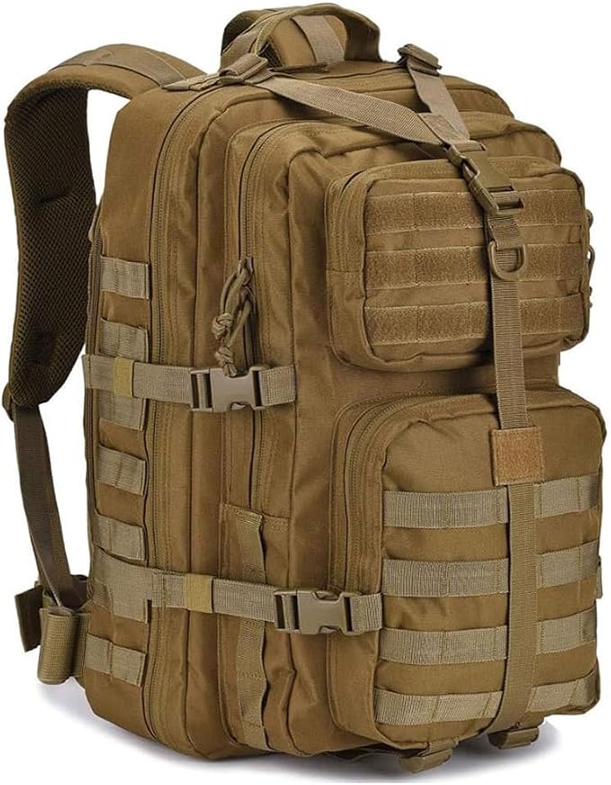 REEBOW GEAR Tactical Backpack for Men Army Molle Military Style Assault Pack by REEBOWGEAR