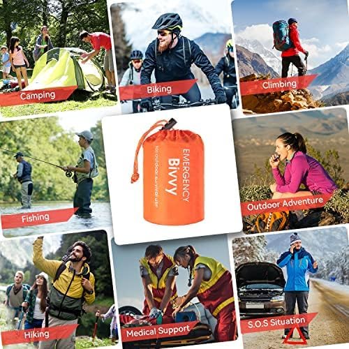 Esky Emergency Sleeping Bag, Survival Bag Portable Thermal Bivy Sack, - Image 2