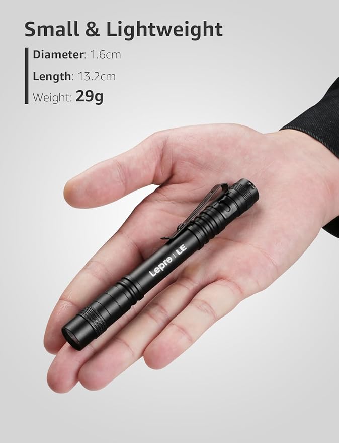 LE LED Pen Flashlights, Lightweight, Waterproof Pocket Flashlight - Image 3