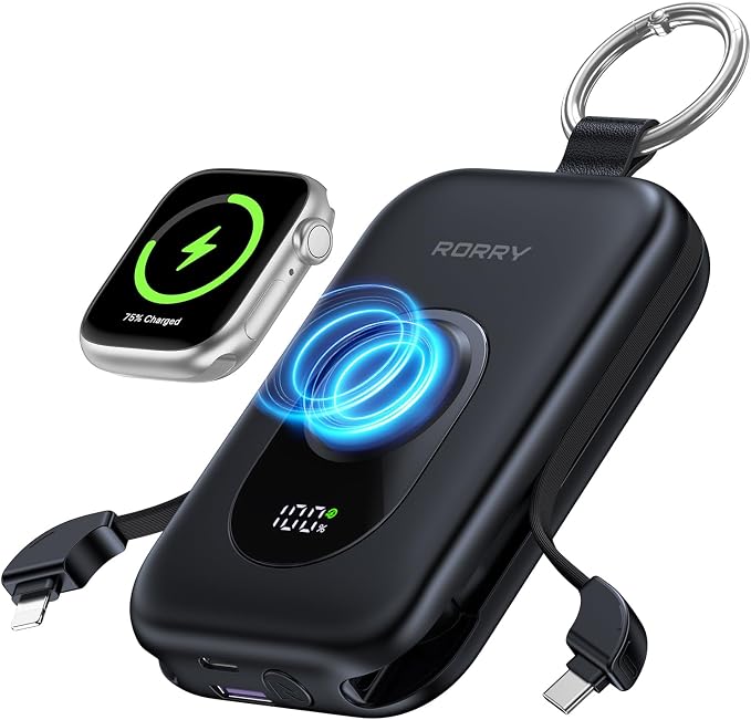 RORRY Portable Charger, 20000mAh PD 30W Portable Charger Power Bank by RORRY