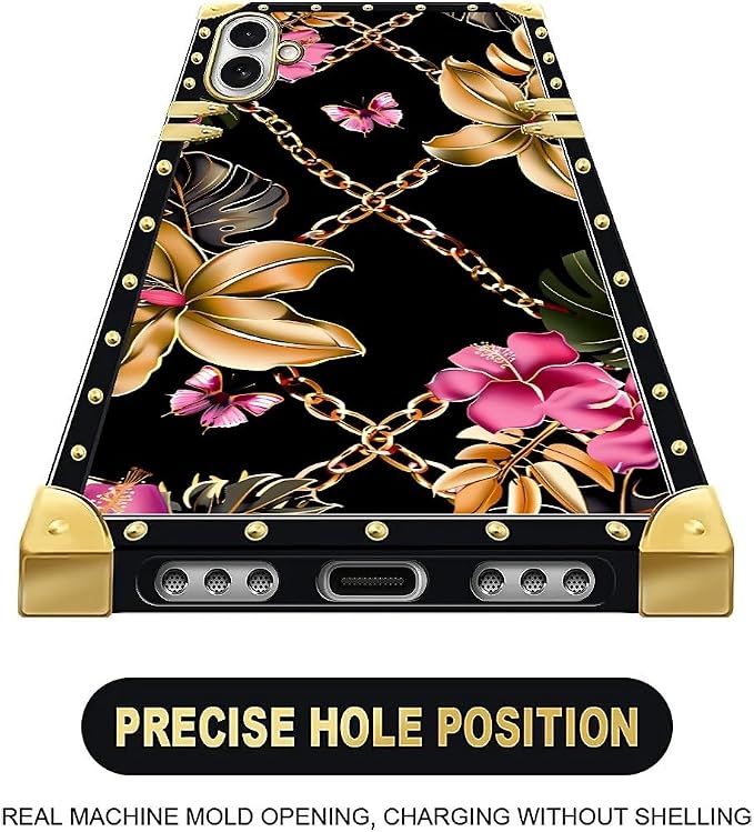 for iPhone 17 Case Luxury Golden Decoration - Image 5