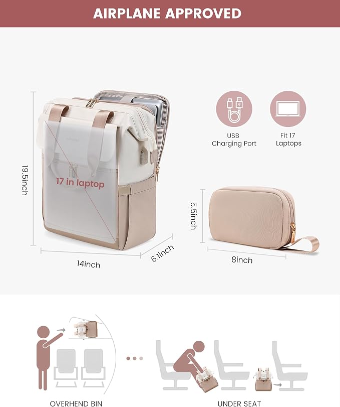 LOVEVOOK 17.3 Inch Laptop Backpack - Image 3