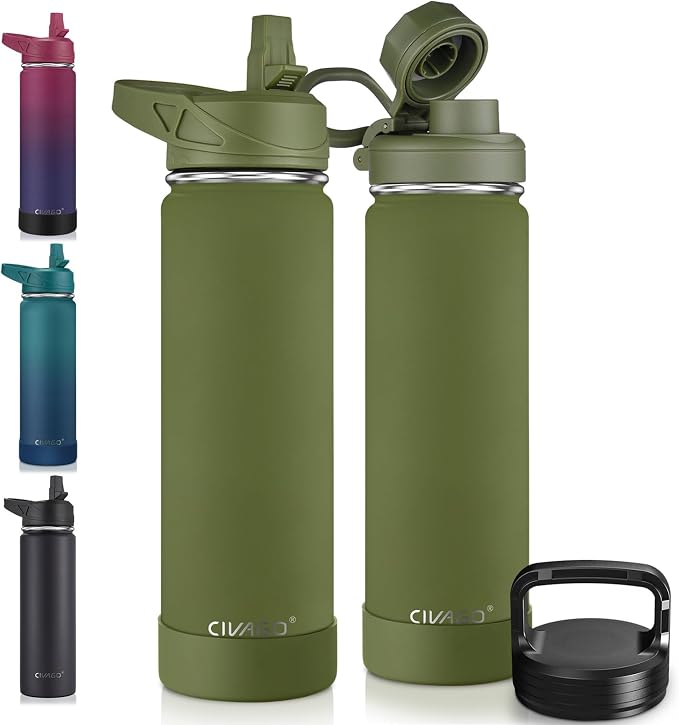 CIVAGO 22 oz Insulated Water Bottle by CIVAGO