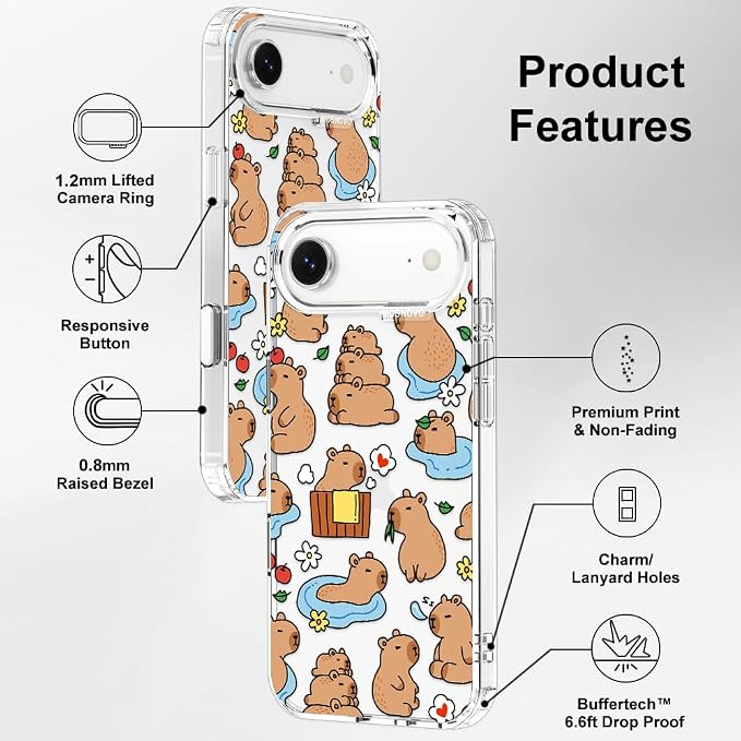 MOSNOVO for iPhone Air Case, Shockproof Military-Grade Protection 6.6ft Drop - Image 7