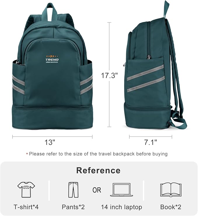 coofay Gym Backpack for Women Waterproof Backpack - Image 2