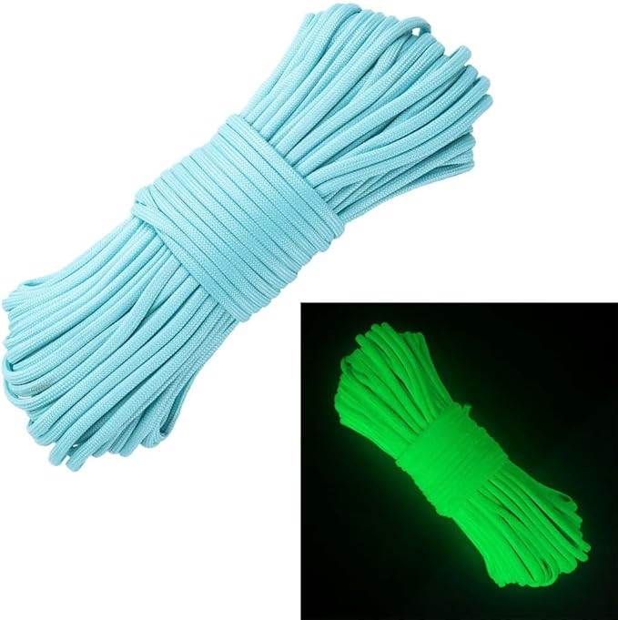 Glow in The Dark Zesty 550lb Paracord – 21 Strand Luminous Parachute Cord by WestCoastParacord