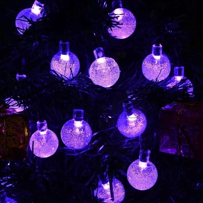 Toodour Solar String Lights Outdoor, 36ft 60 LED Globe String Light - Image 5