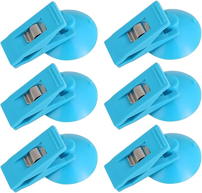 Multi Purpose Suction Cup Clips, Car Sunshade Cloth Fixing Clip, Refrigerator by TOGRAND