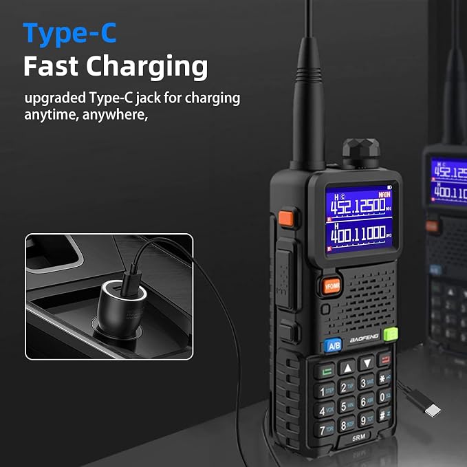 Baofeng Radio UV-5RM Ham Radio Handheld UV5R Walkie Talkies Long Range - Image 9
