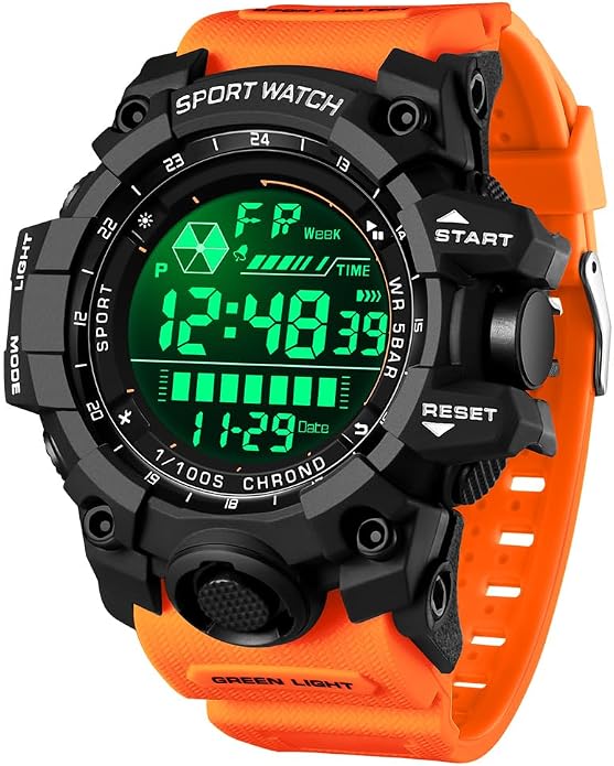 FANMIS Mens Military Multifunction Digital LED Watch Electronic Waterproof - Image 2