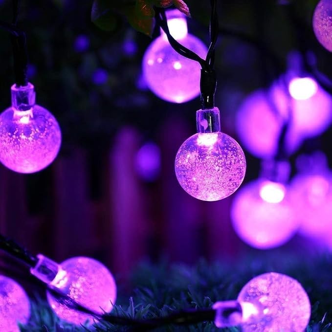 Toodour Solar String Lights Outdoor, 56ft 100 LED Globe String Light - Image 3