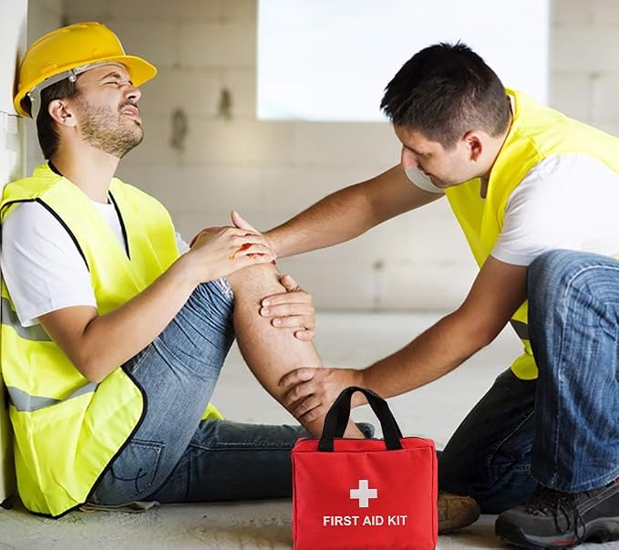 AOUTACC 2 Pack Nylon First Aid Empty Kit, Compact and Lightweight First Aid Bag - Image 5