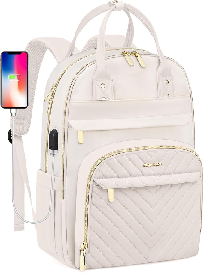 Laptop Backpack for Women Work Bag by BAGSWAN