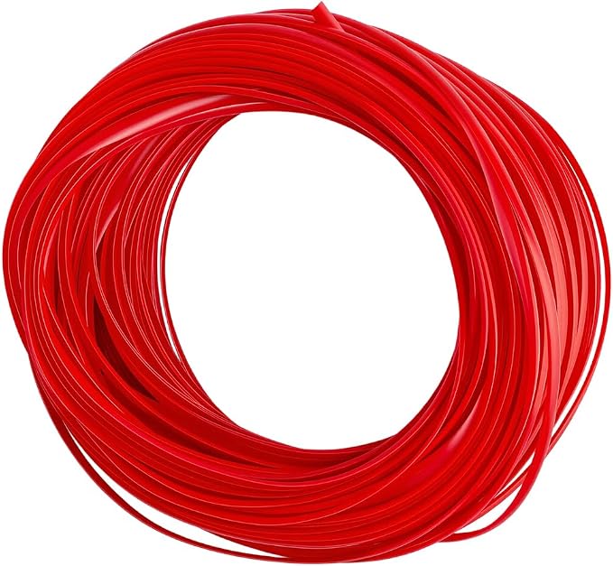 GORGECRAFT 30m*5mm Rattan Weaving Wicker Outdoor Red Synthetic Rattan Roll by GORGECRAFT