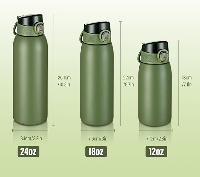 Insulated Water Bottle 18 oz - Image 7