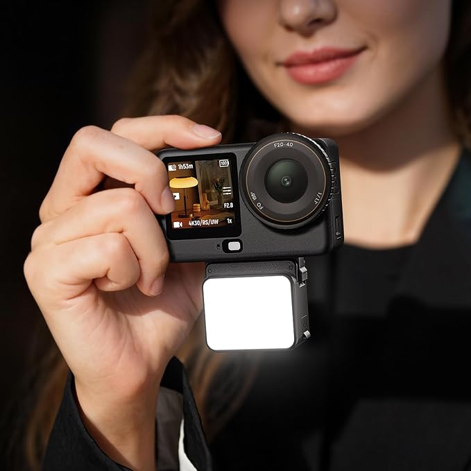 Vlogging Light for DJI Osmo Nano/Osmo Action 6, ULANZI LM24 Waterproof Magnetic - Image 9
