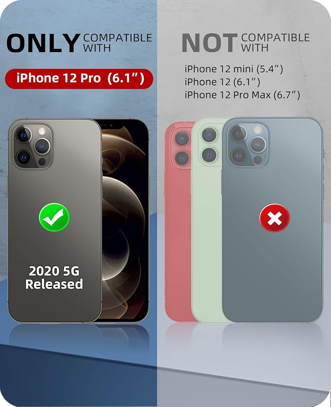 Beeasy for iPhone 12 Pro Waterproof Case, 360 Full Body Heavy Duty Phone Case - Image 2