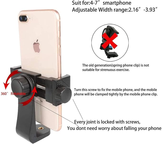 PellKing Mobile Phone Chest Mount Harness Strap Holder Cell Phone Clip Action - Image 8