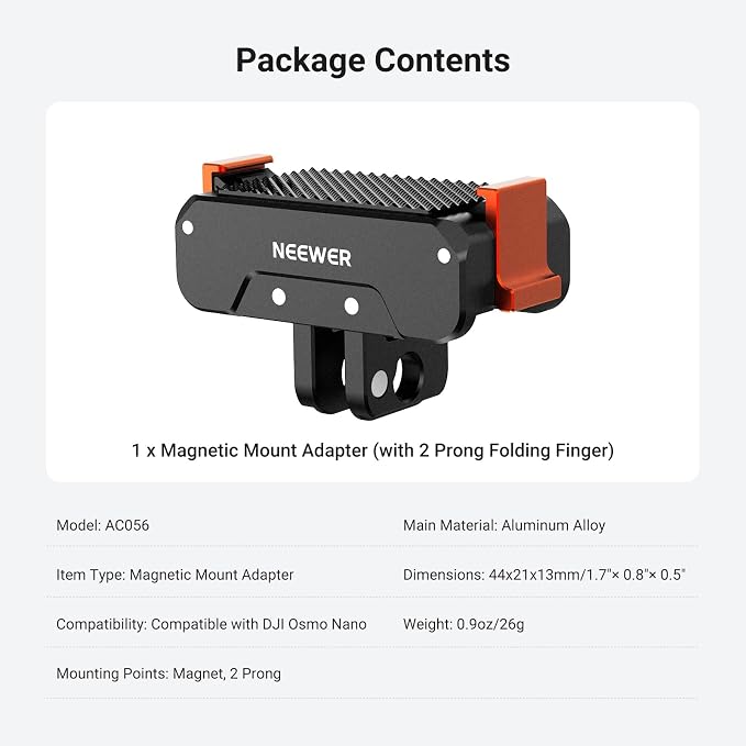 NEEWER Magnetic Quick Release Mount Adapter Compatible - Image 10