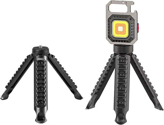 Lamp Holder 2pcs Portable Camp Stand Adjustable Height Camping Flashlight - Image 2