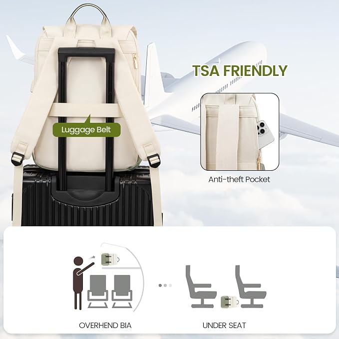 LOVEVOOK Travel Laptop Backpack Purse - Image 3