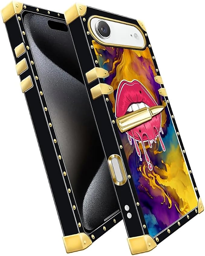 for iPhone 17 Air Case Luxury Golden Decoration - Image 3