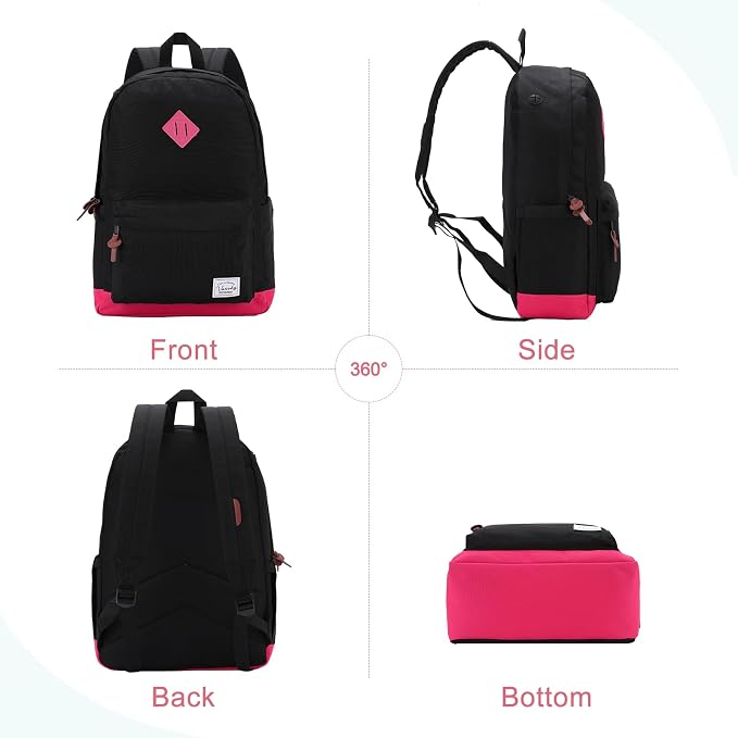 Backpack for Men Women, VASCHY Classic Water-resistant Lightweight Travel - Image 6
