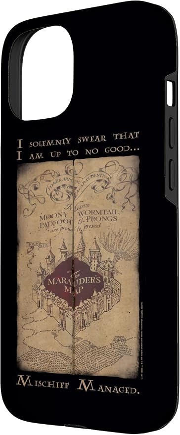 iPhone 15 Harry Potter Marauder's Map Words Case - Image 2